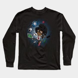 Moss's Happy Place - Colour version Long Sleeve T-Shirt